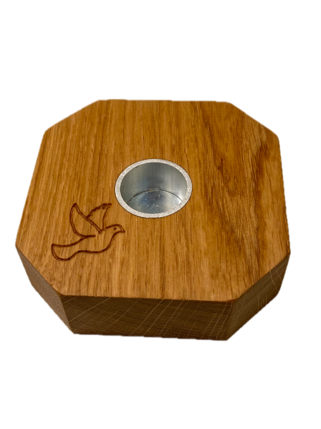 8 kant ek för 28 mm ljus