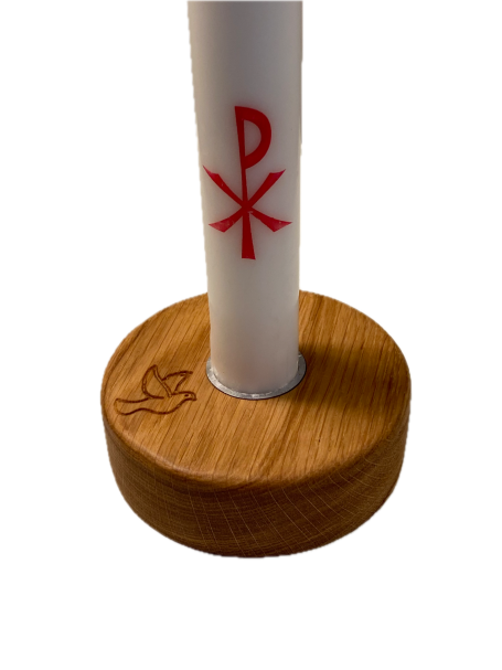 Rund ek för 28 mm ljus från Skånska Stearinljusfabriken